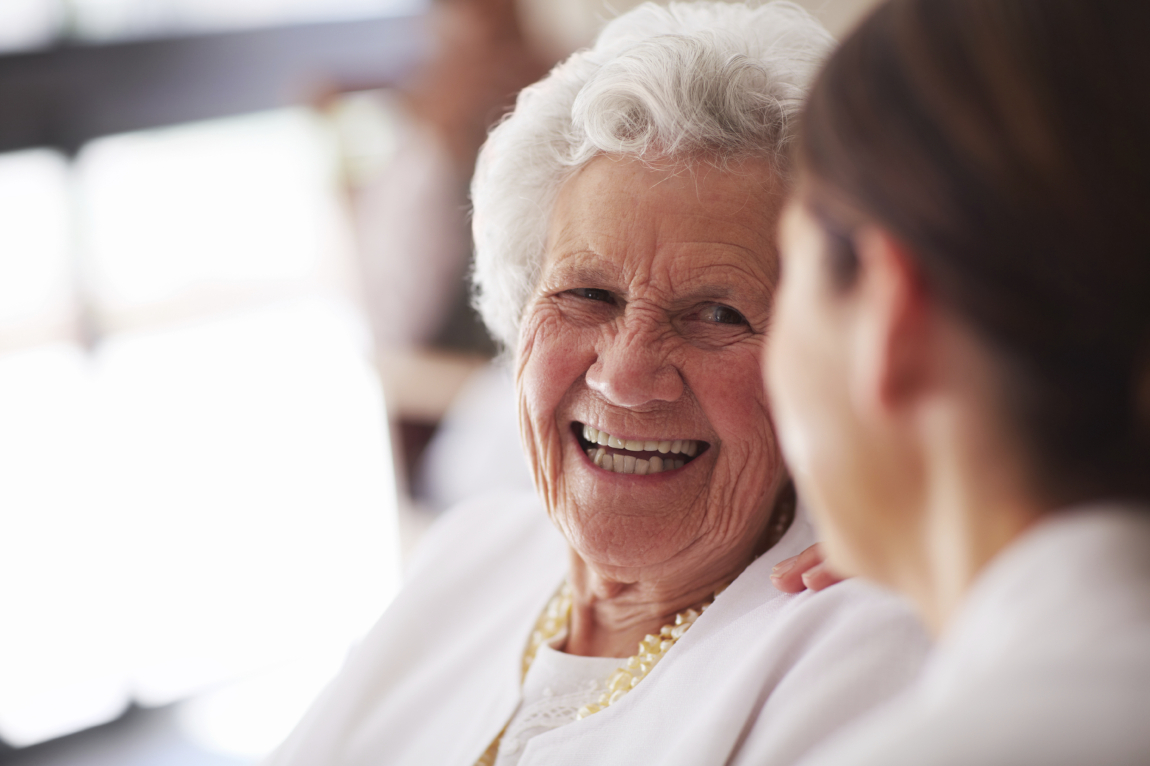 Laughter and happiness Eldercare